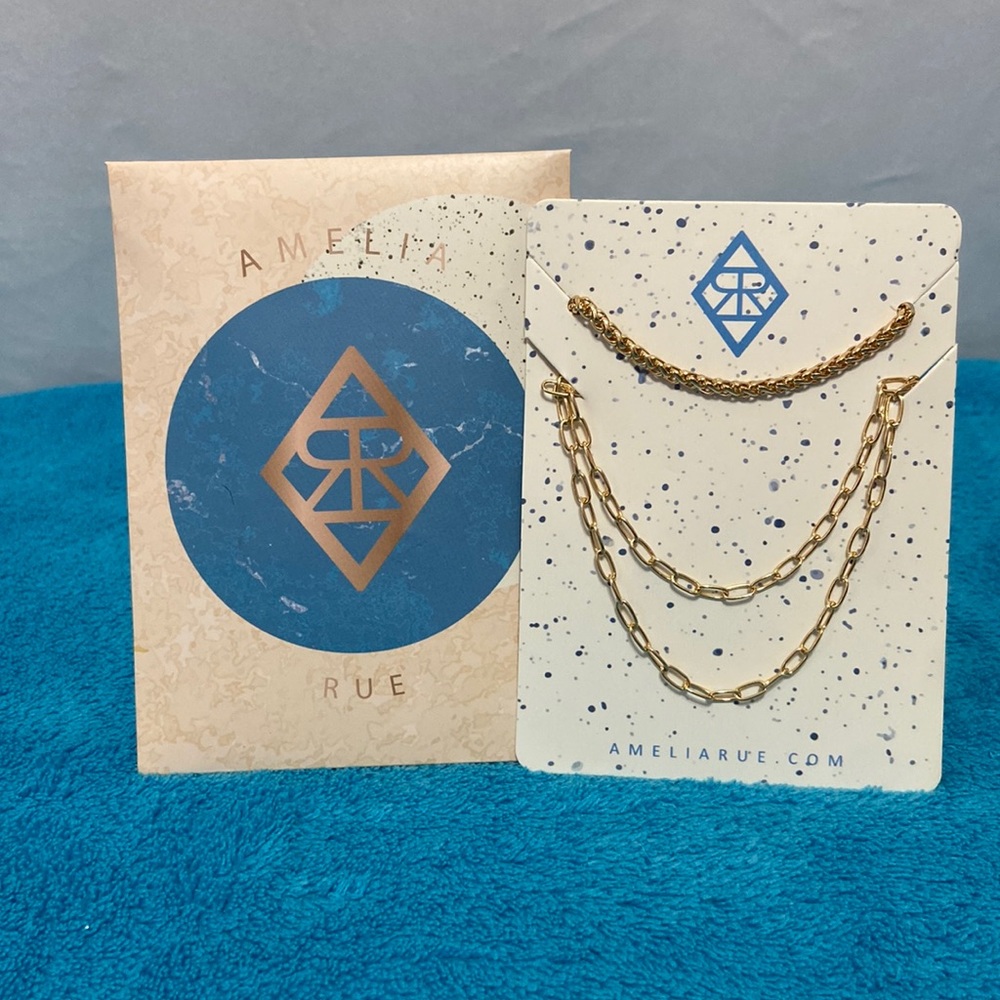 Amelia Rue Multi-strand Necklace.
